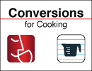 Conversions for Cooking