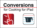 Conversions for Cooking for iPad
