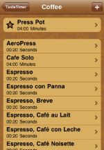 TasteTimer Coffee