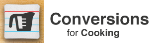 Conversions for Cooking