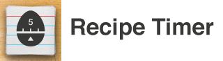 Recipe Timer for iPhone + iPod